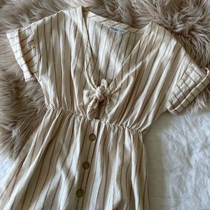 ZARA Midi Dress - Pinstripe (XS)